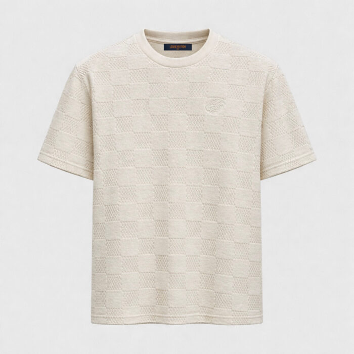 Louis Vuitton Textured Damier Knit T-Shirt