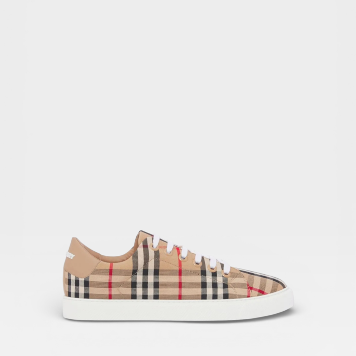 Burberry Vintage Check Cotton Sneakers