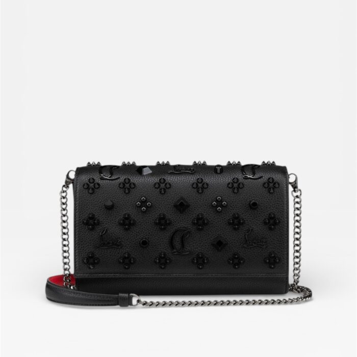 Chanel Embossed Chain Crossbody Bag