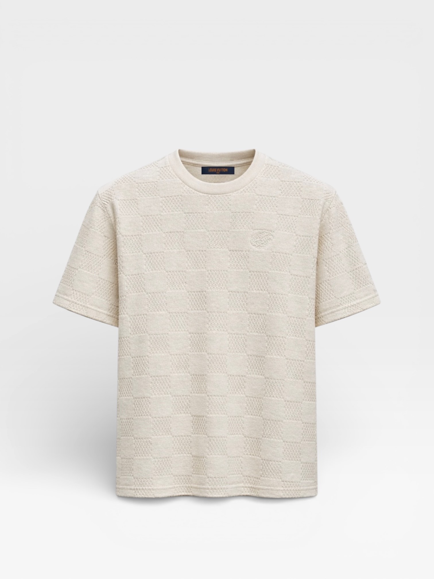 Louis Vuitton Textured Damier Knit T-Shirt
