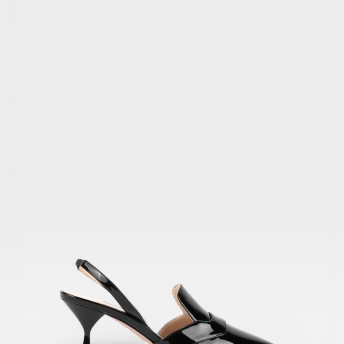 Prada Patent Leather Slingback Pumps