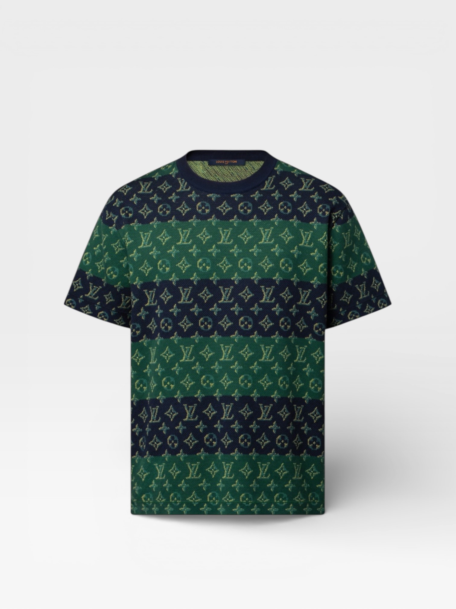 Crew neck T-shirt with monogram design