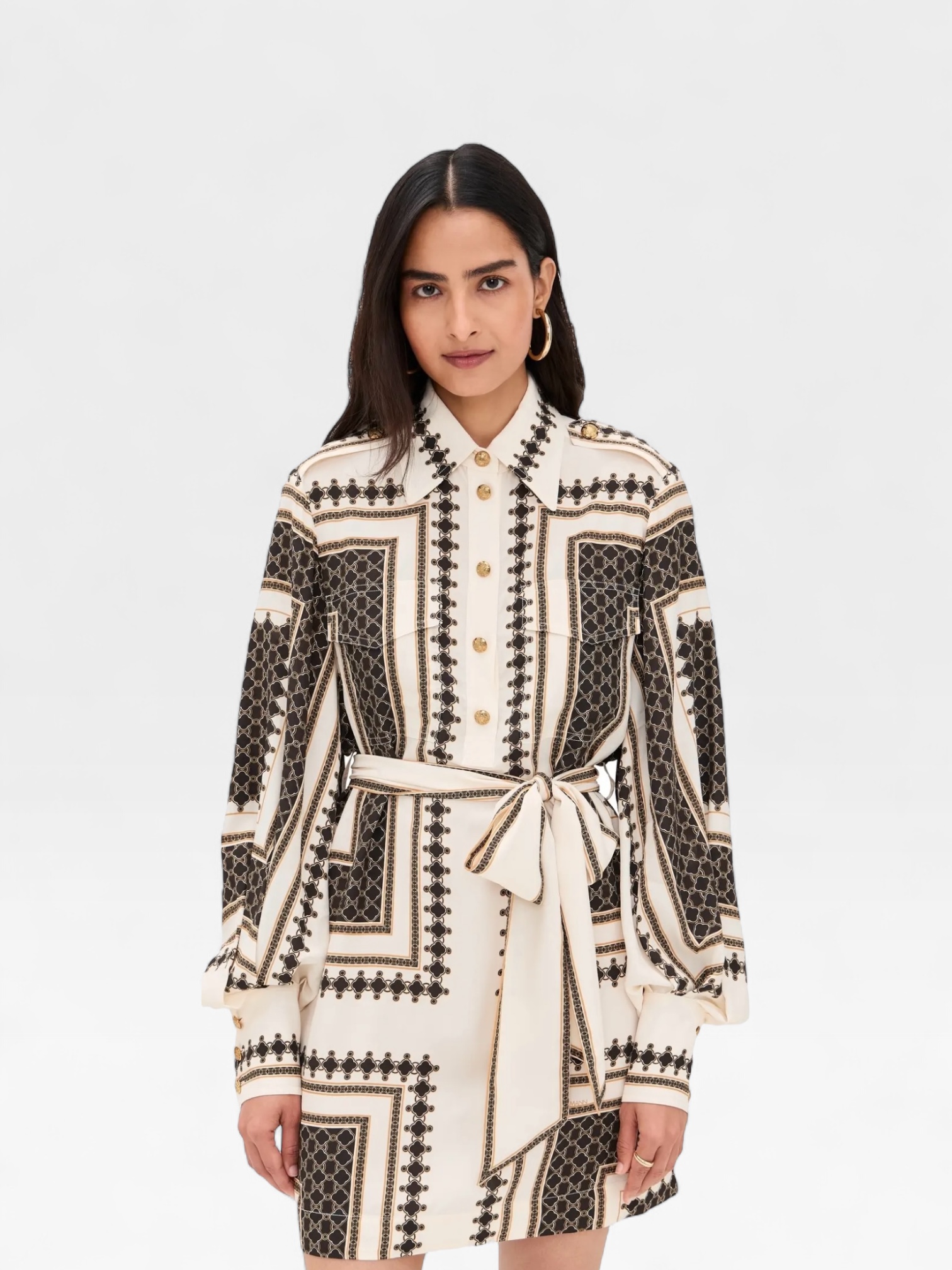 Zimmermann Scarf Mini Dress
