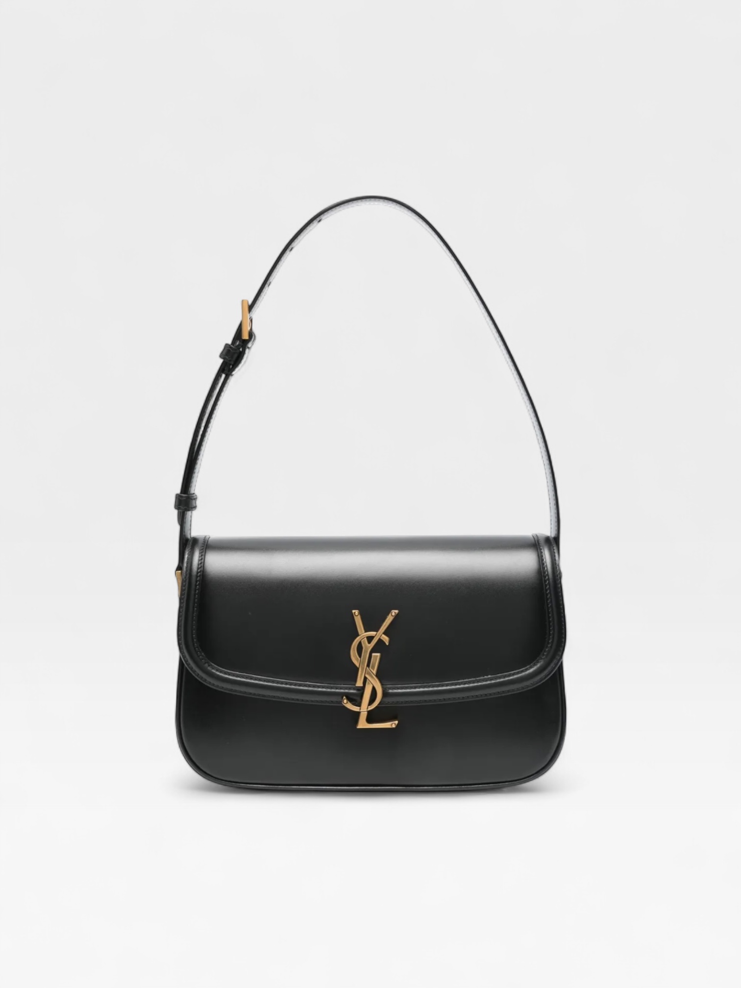 black Saint Laurent Solferino bag