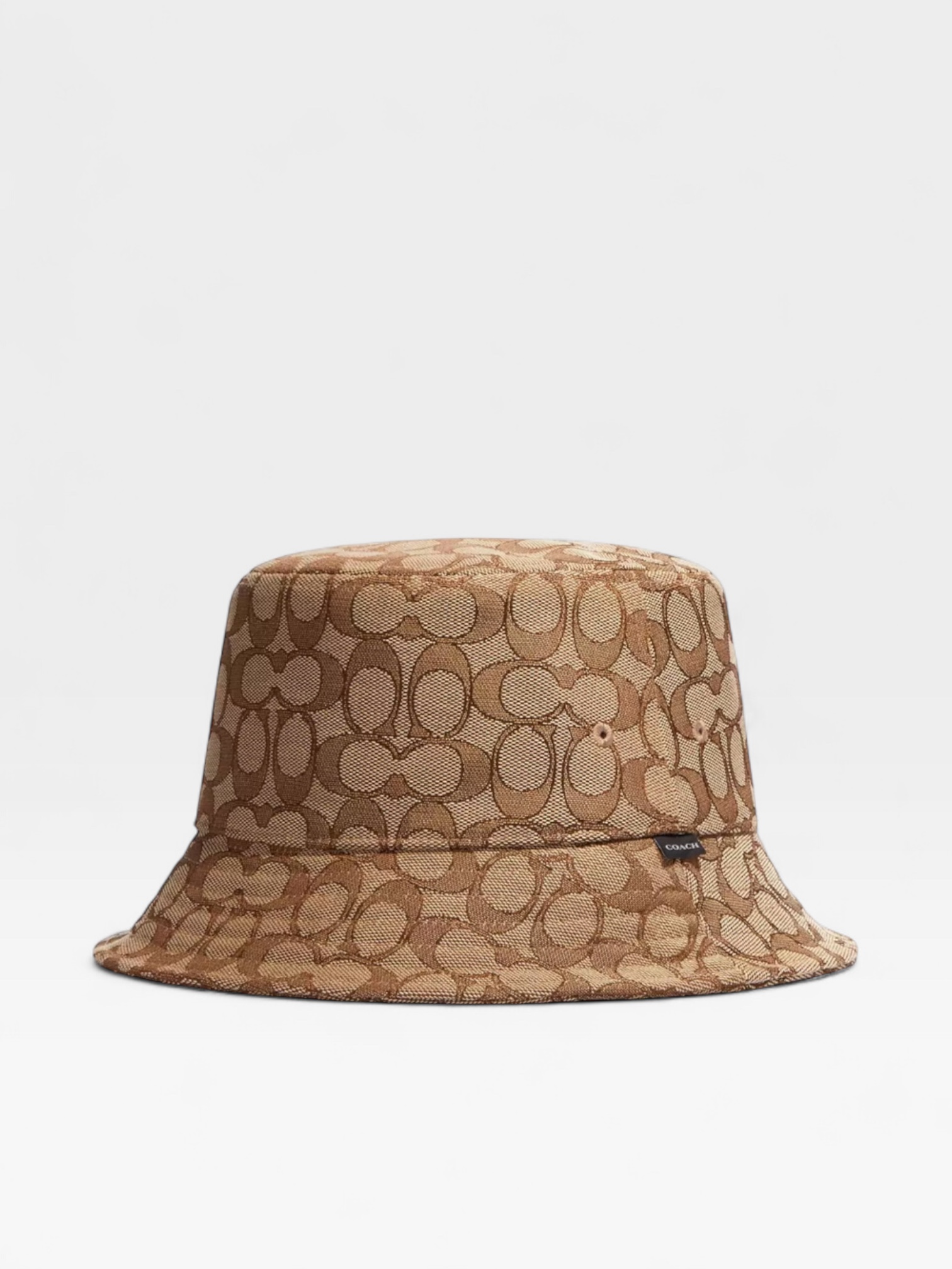 brown bucket hat