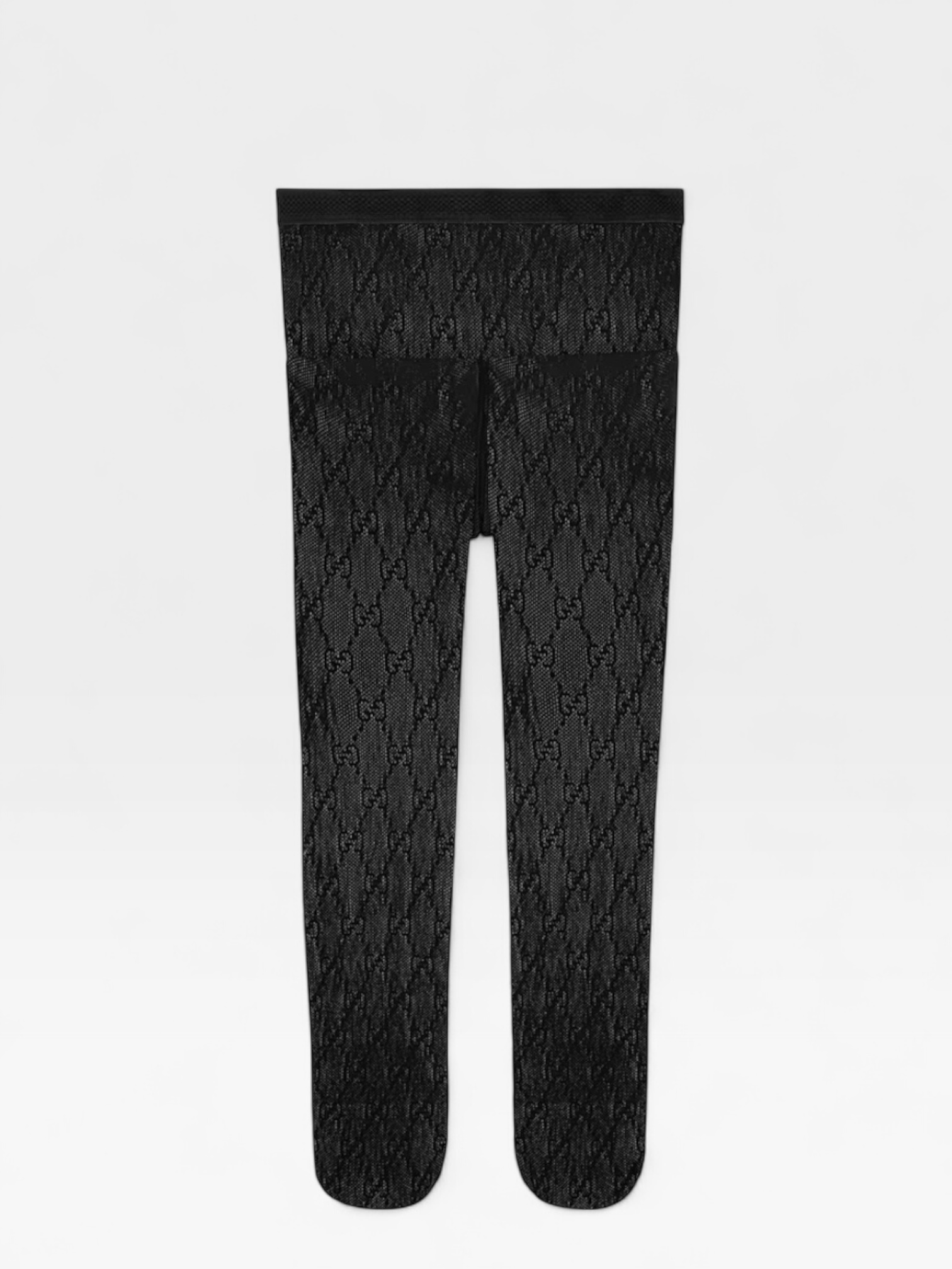 black Gucci Interlocking G tights